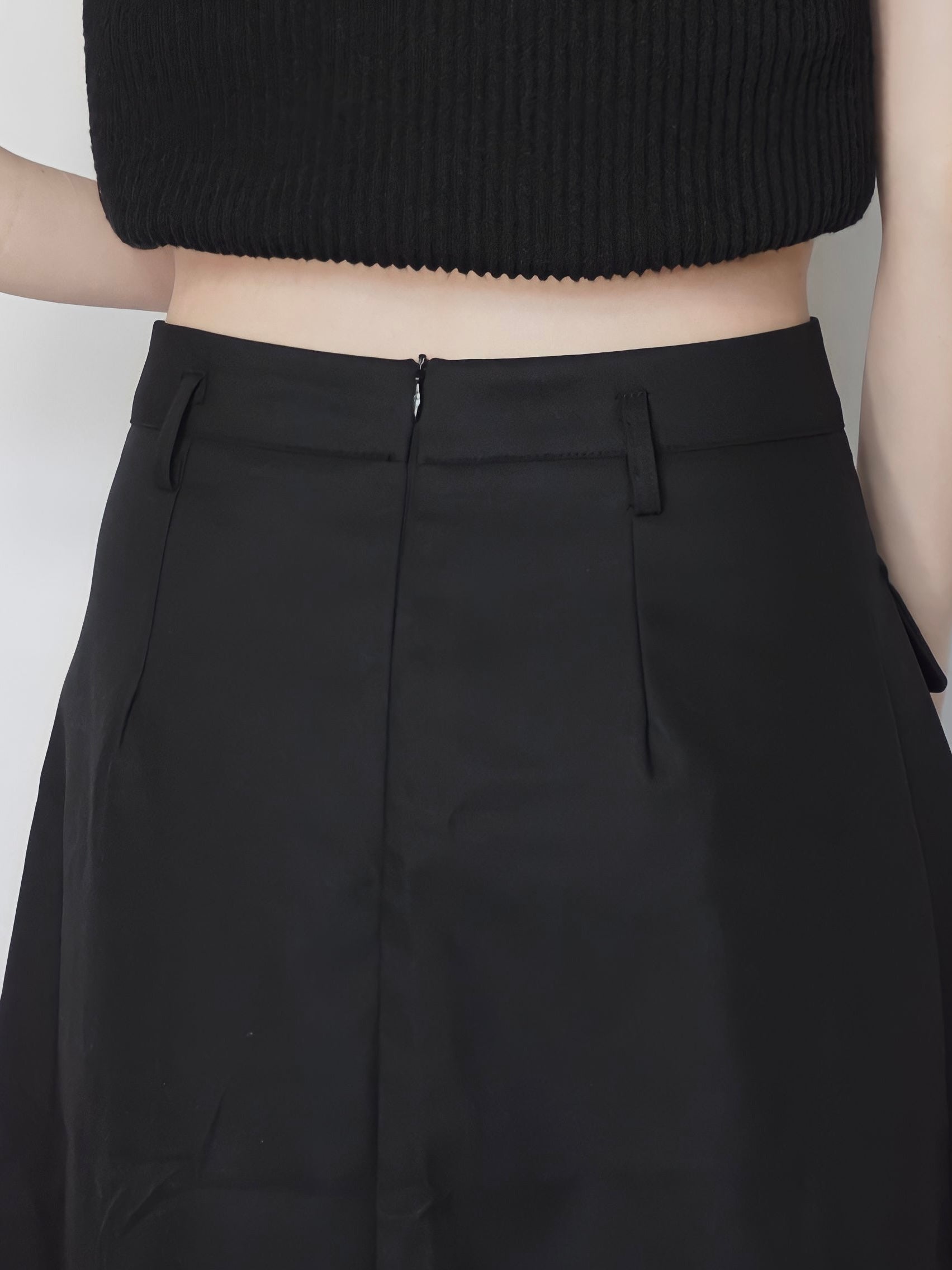 購入し タグ付き未使用、Pleats Skirt◇ブラック - bigdeliacademy.com